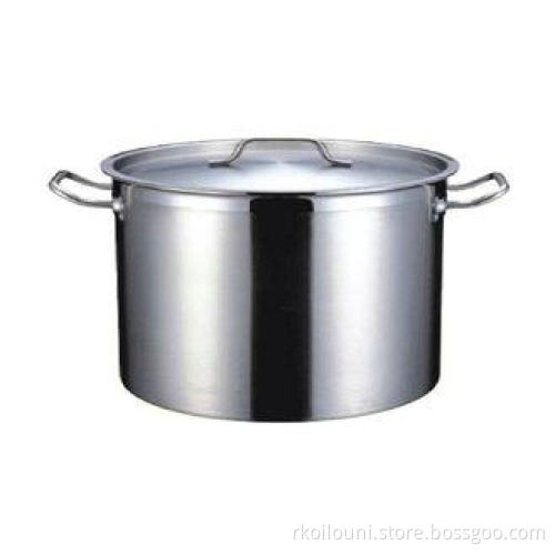 Commercial Stainless Steel Cookwares / Stock Pot 21L For Ki